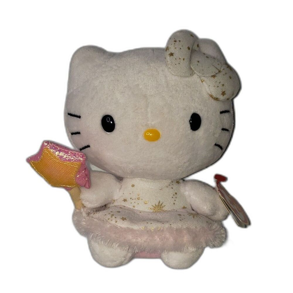 Ty Beanie Babies Hello Kitty Ballerina Fairy with Tags 2013